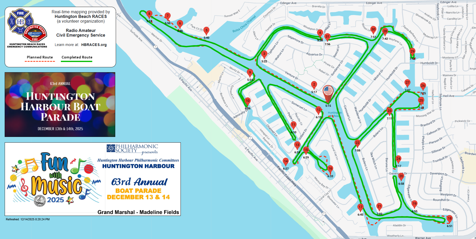 Parade Map